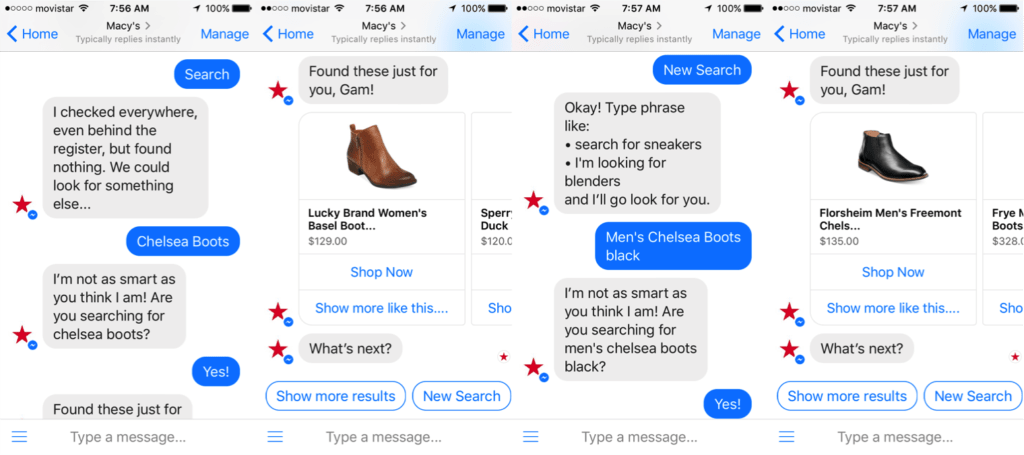 chatbots in retail